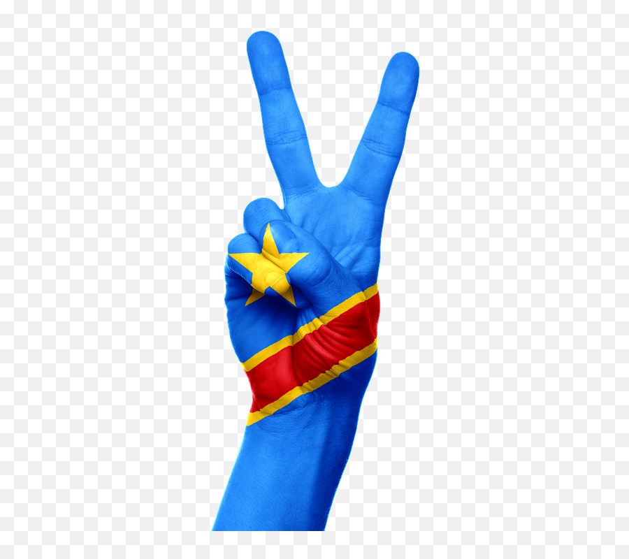 Congo Flag Hand - Congo Vlag Emoji,Congo Flag Emoji