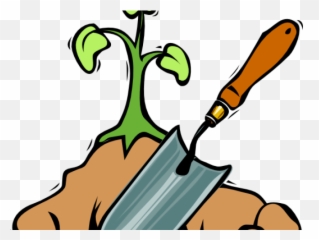 Seed Clipart Seedling - Transparent Background Cartoon Gardening Tools Emoji,Seedling Emoji