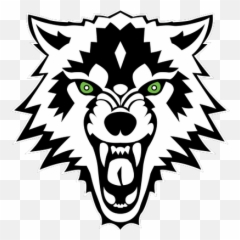 Field Hockey Logo Transparent Png - Wolf Face Clipart Black And White Emoji,Meerkat Emoji
