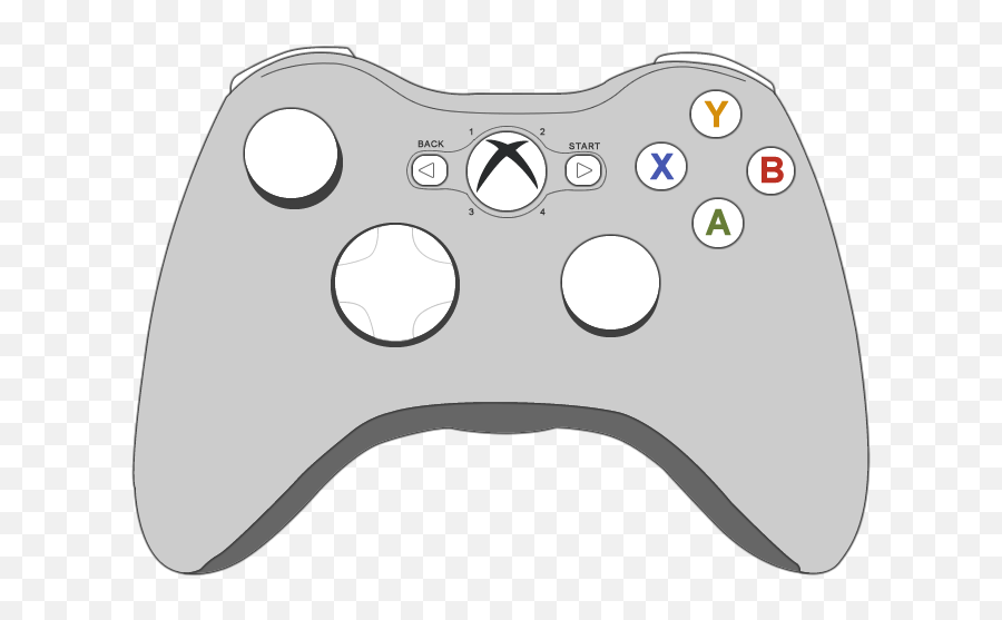 Xbox 360 Controller Image - Xbox 360 Controller Clip Art Emoji,Controller Emoji Png