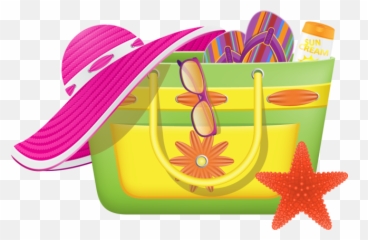 Beach Clip Art Beach Clipart Fans - Beach Bag Clipart Emoji,Emoji Beach Scene