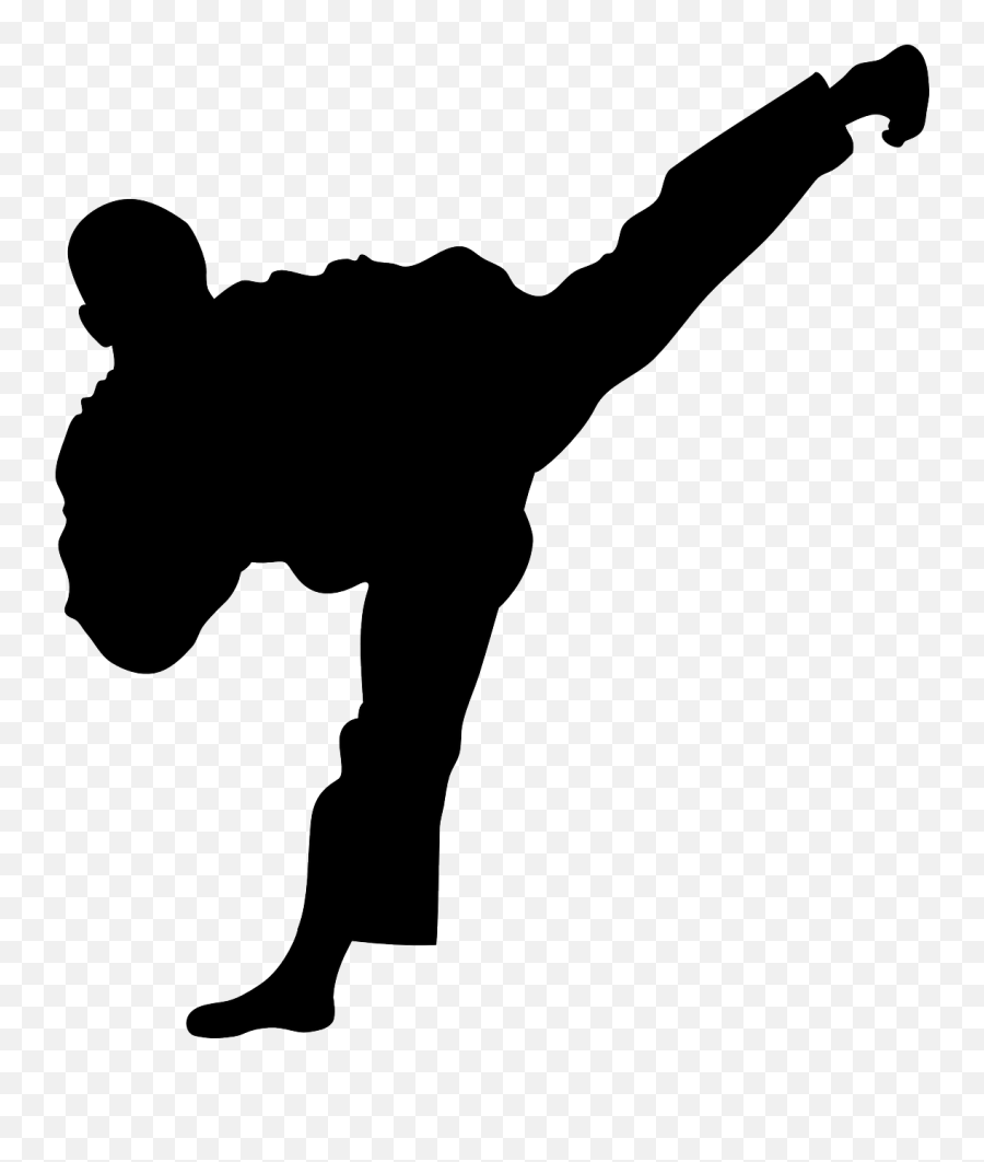 Karate Sidekick Muay Thai Thai Boxing - Tae Kwon Do Clip Art Emoji,Star Punch Emoji