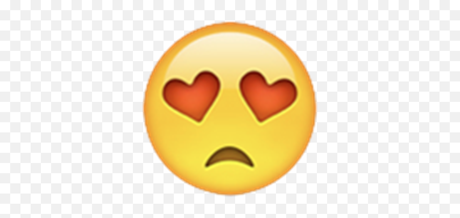 Heart Eyes Emoji Sad Face Rip - Sad Heart Eyes Emoji,Heart Eye Emojis
