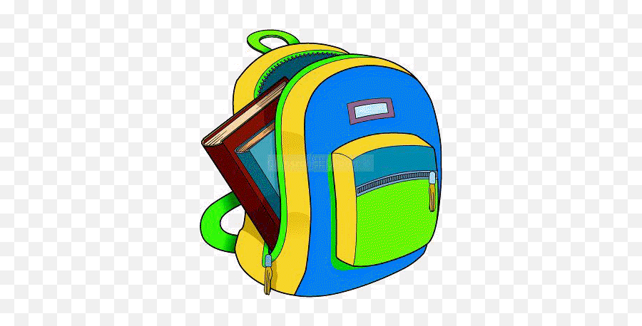 Clipart Book Bag - Things In The Classroom Clip Art Emoji,Emoji Book Bags