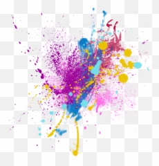 Color Splash Colorful Colour - Background Picsart Splash Effect Emoji,Titty Emoji