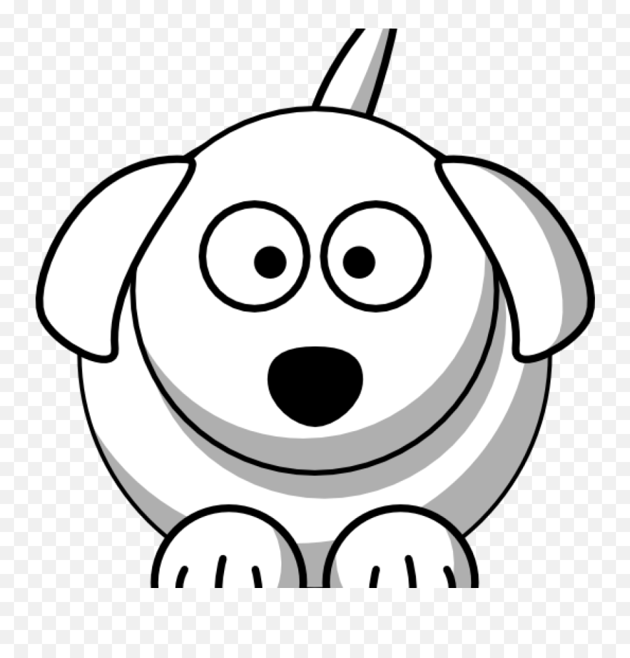 Library Of Dog Face Clip Transparent Black And White Png - Beginner Easy Dog Drawing Emoji,Dog Face Emoji