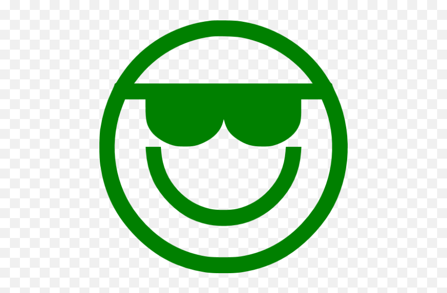 Green Emoticon 2 Icon - Icon Blanc Transparent Smile Emoji,Emoticon 2