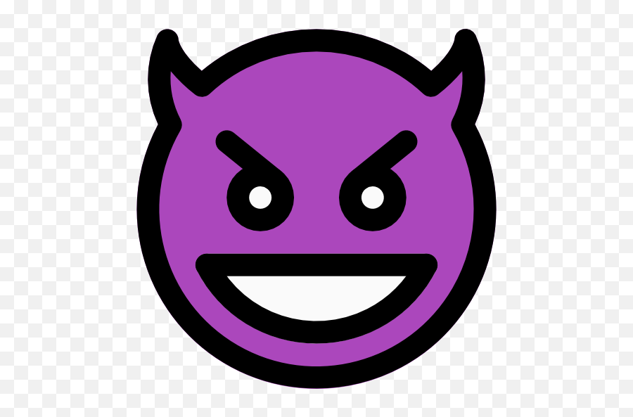 Devil - Free People Icons Vector Graphics Emoji,Purple Monster Emoji