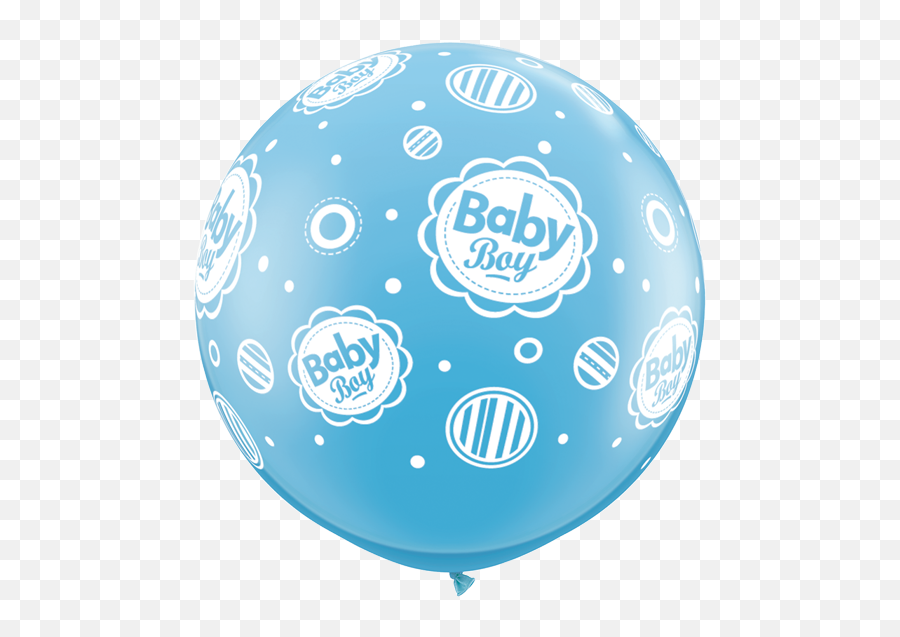 1 X 3 Pale Blue Baby Boy Dots - Balloon Emoji,Pale Emoji