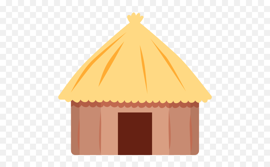 Hut Emoji - Hütte Emoji,Tiki Emoji