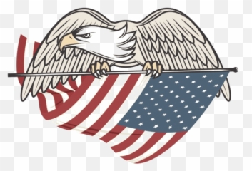 american flag eagle png - Eagle Holding American Flag Police Vector Badge Emoji