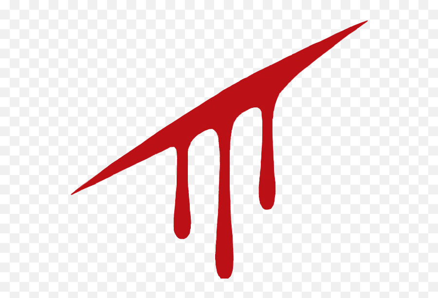 Blood Sticker - Horizontal Emoji,None Of My Business Emoji