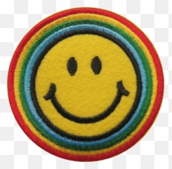 smile smileyface patch Sticker by Walker - Happy Emoji
