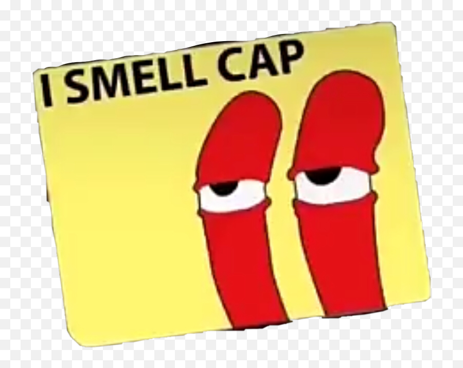 I Smell Cap Ismell Smellcap Sticker - Language Emoji,Smell Emoji