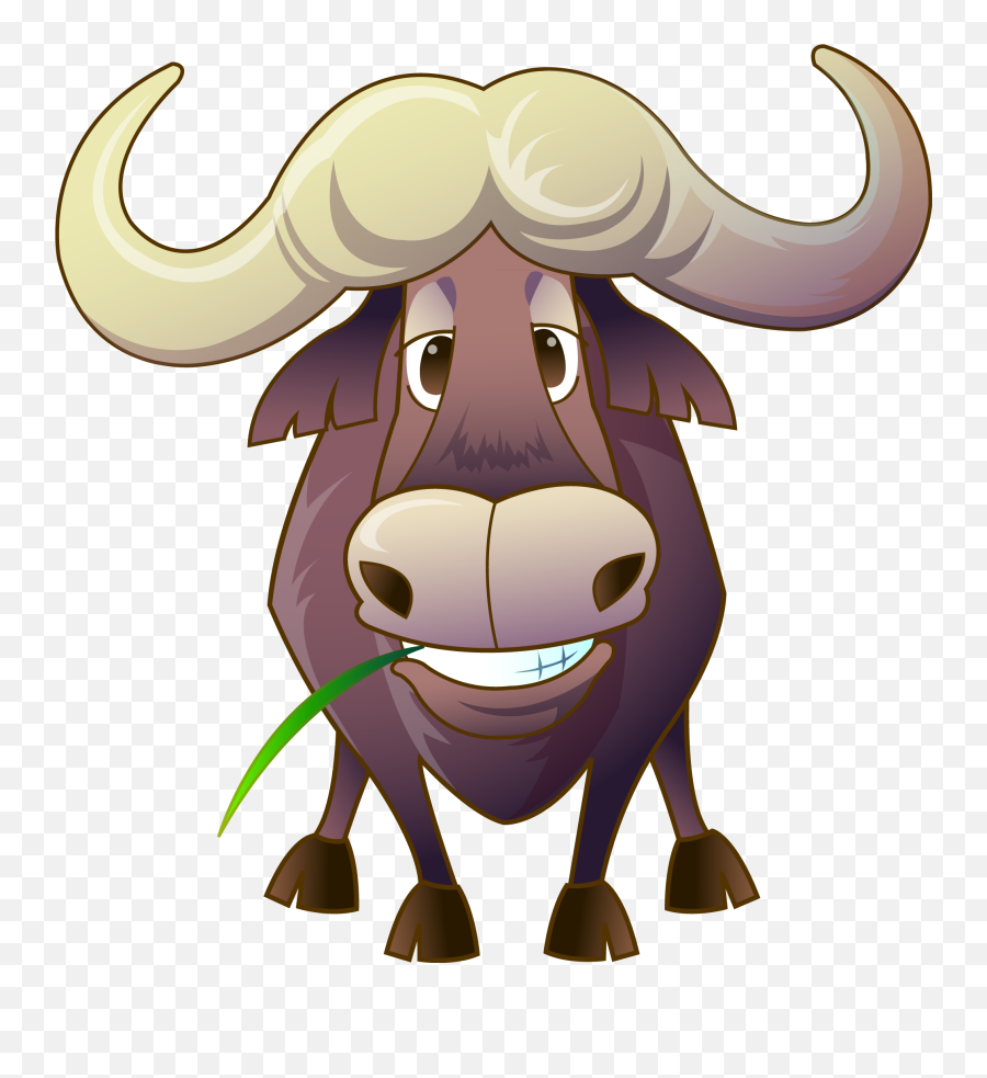 Ox Clipart Water Buffalo Ox Water - Water Buffalo Cartoon Emoji,Bison Emoji