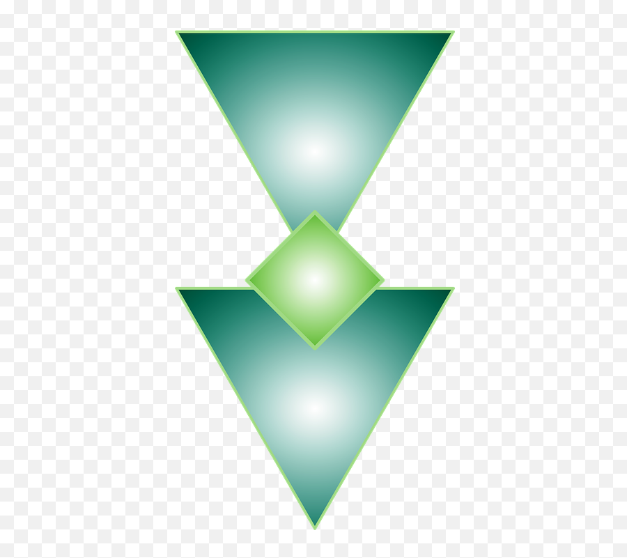Gambar Belah Ketupat Geometris Gratis - Rombos Verdes Png Emoji,Emo Emoticon