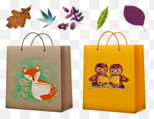 Shopping Bags Fall Autumn - Bag Emoji,Emoji School Bag