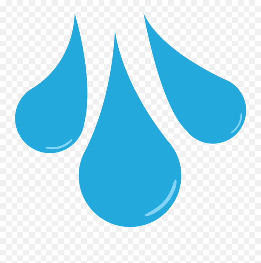 Tears Clipart Transparent - Raindrop Clipart Transparent Emoji,Sweatdrop Emoji