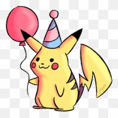 Kurosaki The Pokécommunity - Pikachu With Birthday Hat Emoji,Shifty Eye Emoji