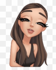 Arimoji Arimemes Jimmyfallonshow Funny Squint Meme - Ariana Grande Arimoji Png Emoji,Squint Emoji