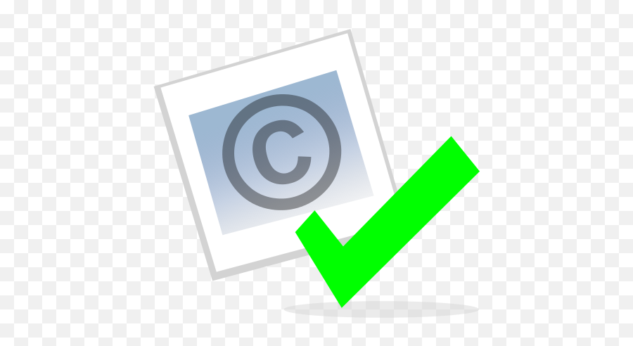 Checked Copyright Icon - Icon Emoji,Man Boat Tiger Emoji
