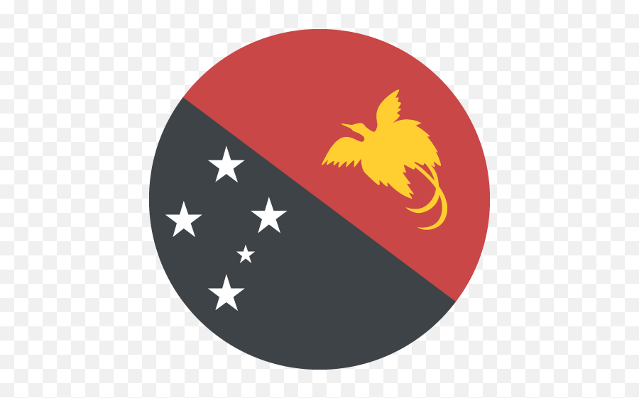 Papua New Guinea Flag Vector Emoji Icon - Papua New Guinea Currency Symbol,New Emoji Flags