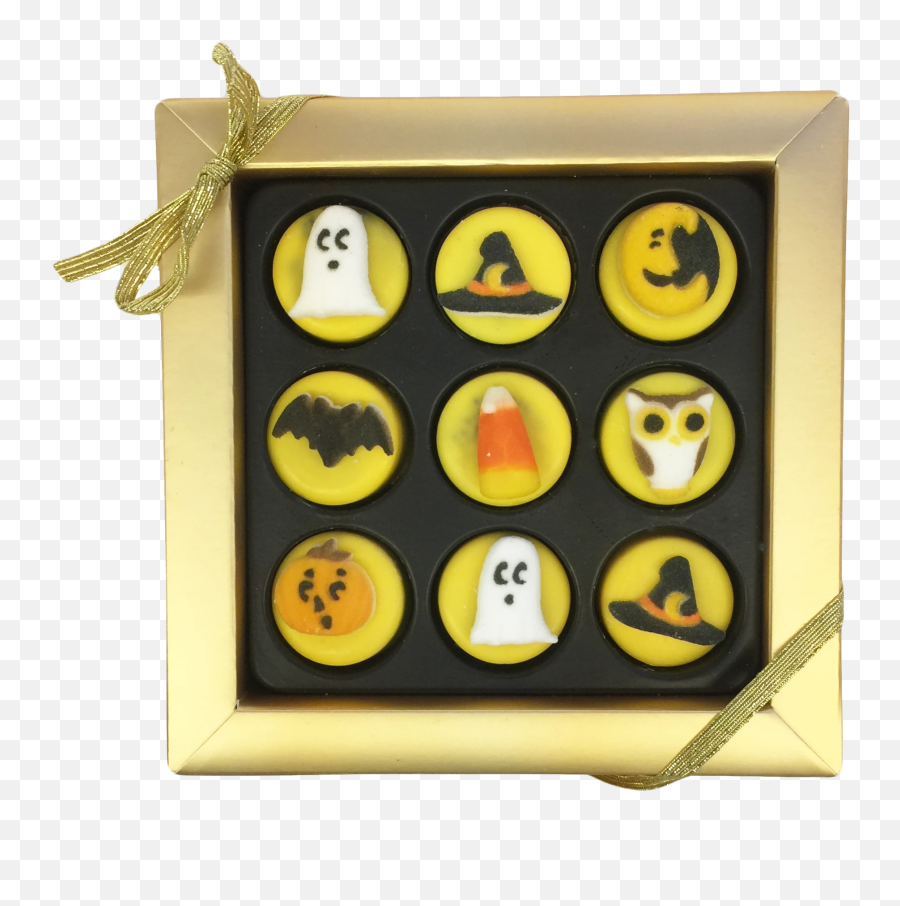 Halloween Icing Decorations Mini Oreos - Petit Four Emoji,Riceball Emoji