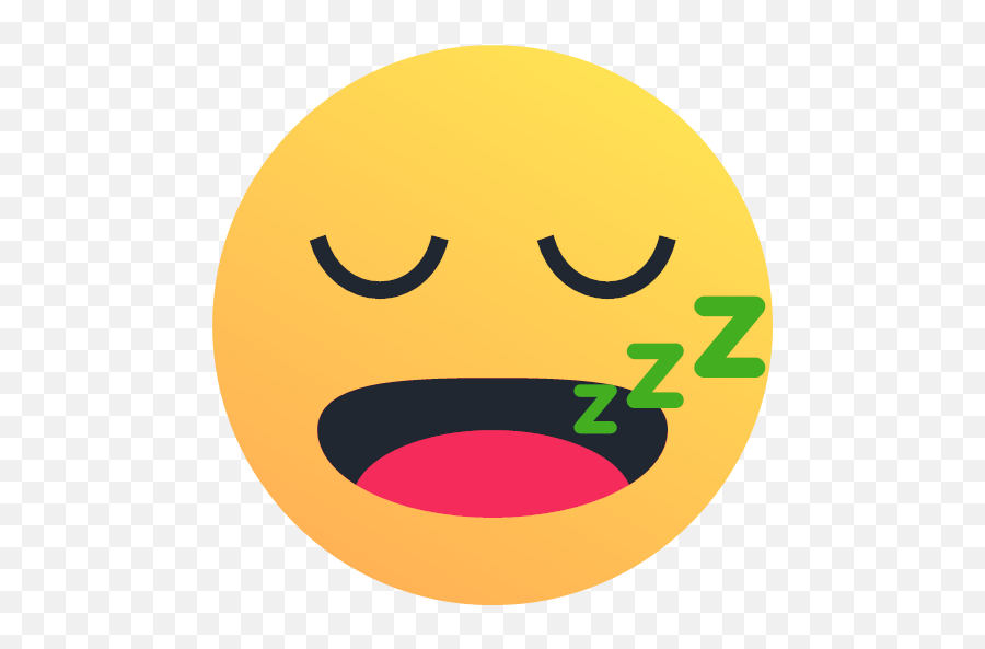 Emoticon Reaction Sleepy Snooze Icon Emoji,Sleepy Emoticon