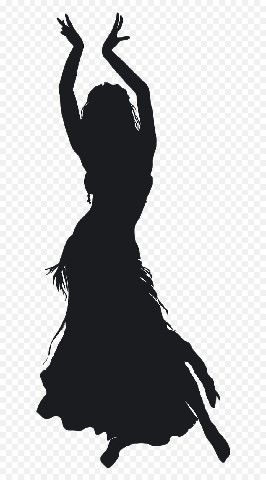 Belly Dance Silhouette Royalty - Silhouette Belly Dancer Png Emoji,Belly Dancer Emoji