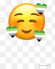 Emojis Lgbt Aromantic Pride Lovewins - Transparent Heart