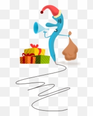 Santa Pen Vector Image - Clip Art Emoji