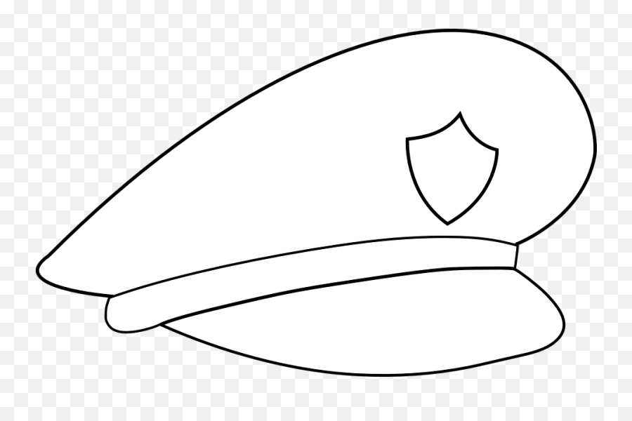 Police Officer Vectors - Draw A Police Hat Emoji,Referee Whistle Emoji