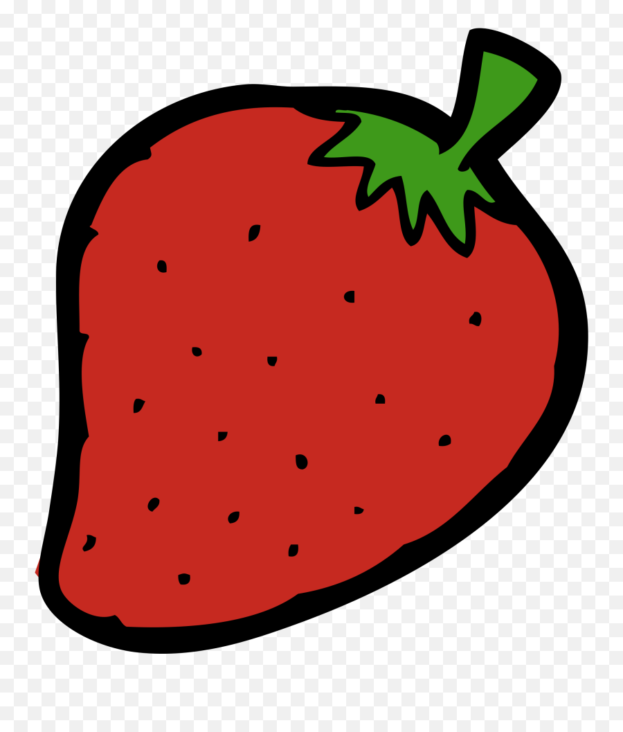 Strawberry Clipart Cliparts Of Free Download Wmf Wikiclipart - Strawberry Clipart Emoji,Strawberry Emoji