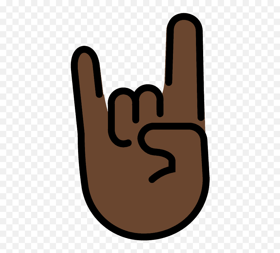 Sign Of The Horns Emoji Clipart - Teufelsgruß Google Img,Sign Language Emoji