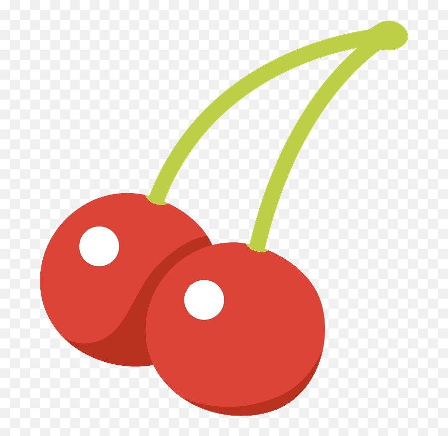 Cherries Emoji Clipart - Transparent Cartoon Cherry Png,Kiwi Emoji