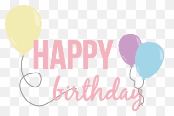 Happy Birthday Sign And Balloons Free - Emoji