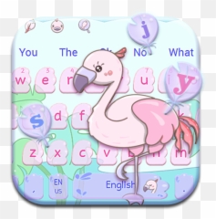 Pink Flamingo Keyboard 10001002 Apk Download - Keyboard Girly Emoji,Pink Flamingo Emoji