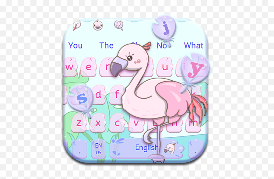 Pink Flamingo Keyboard 10001002 Apk Download - Keyboard Girly Emoji,Pink Flamingo Emoji