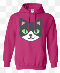 Cat Face Emoji Hoodie