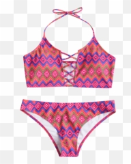 Sexy Bikini Png - Swimsuit Top Transparent Cartoon Jingfm Halterneck Emoji