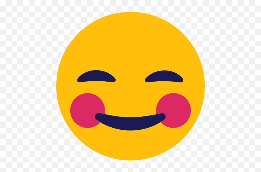Blush Emoji Shy Free Icon Of Emoji 1 - Smiley,Blush Emoticon