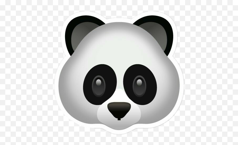 Stickers Tumblr Cute Animals Banda - Emoji Panda Png,Emoji Animals