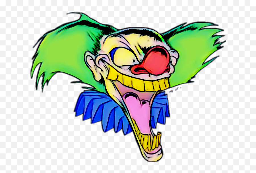 Clown Evil Scaryclown - Cartoon Emoji,Scary Clown Emoji