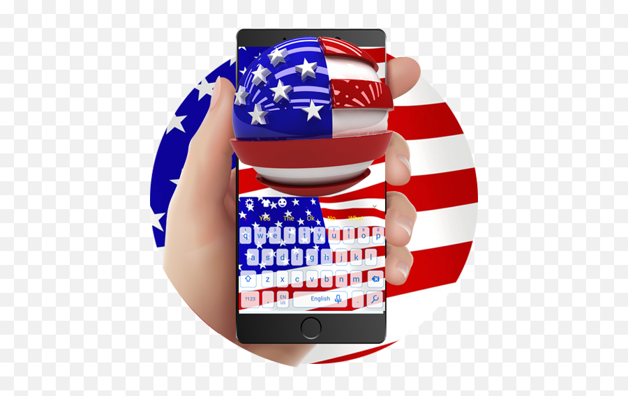 Usa Flag Keyboard - Flag Of The United States Emoji,Emoji American Flag