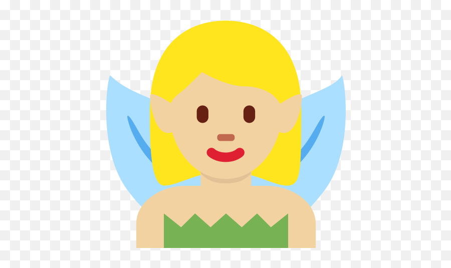 Woman Fairy Emoji With Medium - Illustration,Fairy Emoji