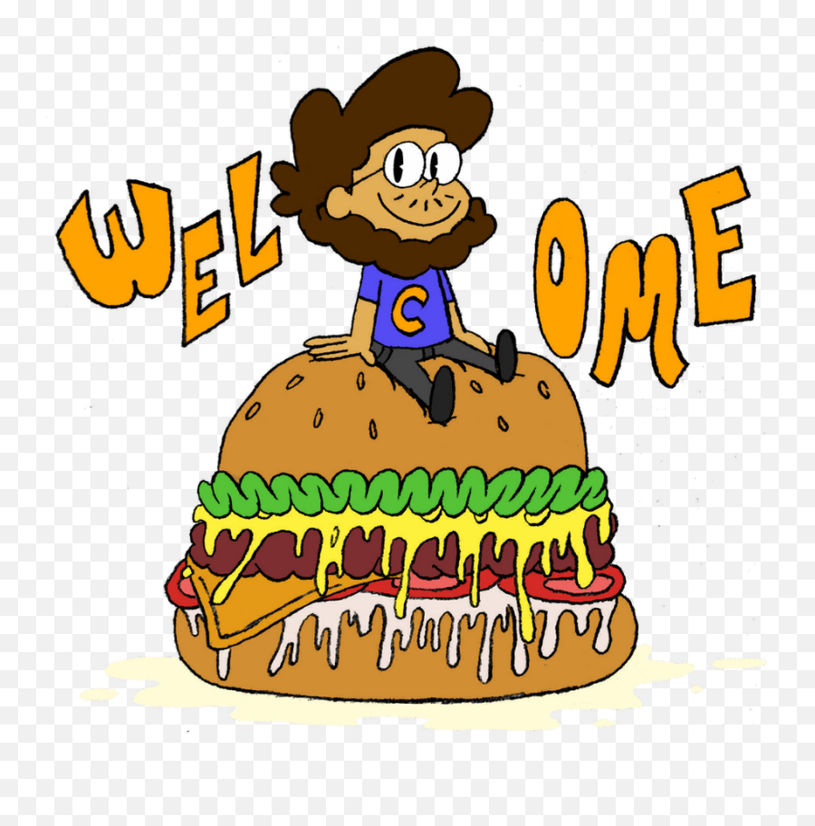 Welcome Burger Emoji - Welcome Gif Emoji,Emoji Burger