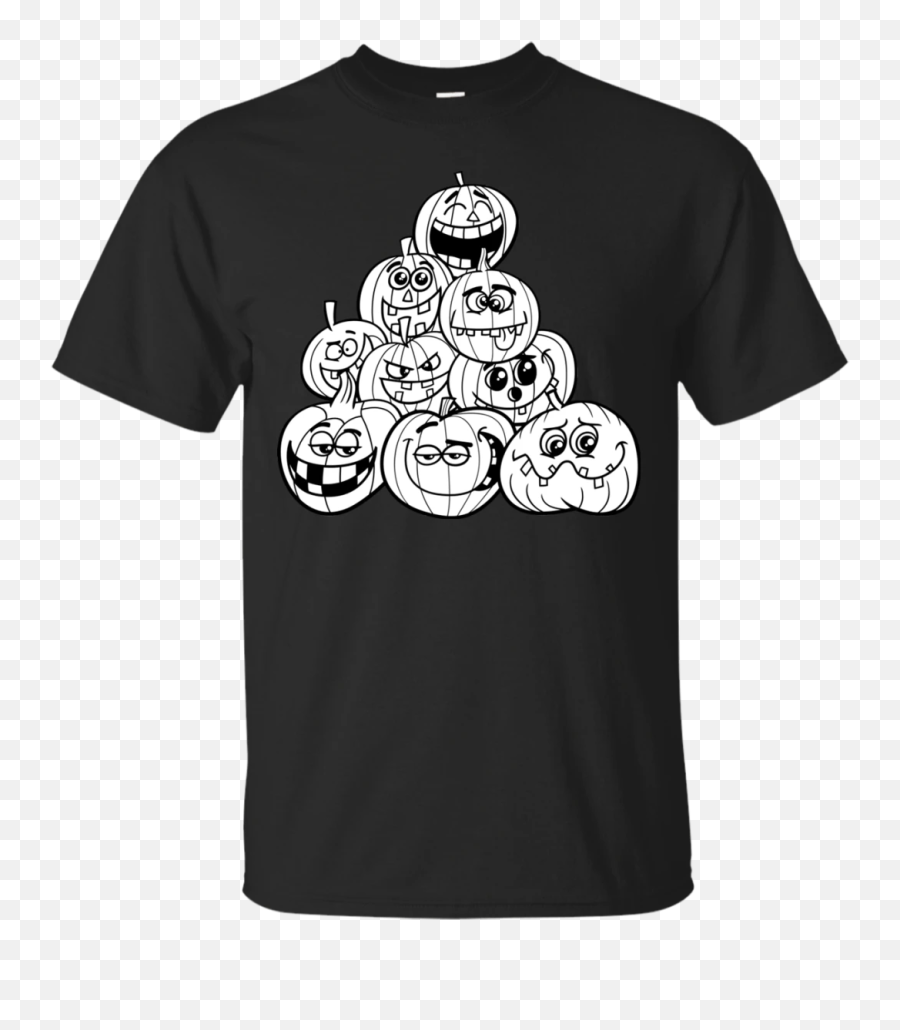 Pumpkin Emoji Triangle T Shirt - Planet Rock Tshirts,Black Triangle Emoji