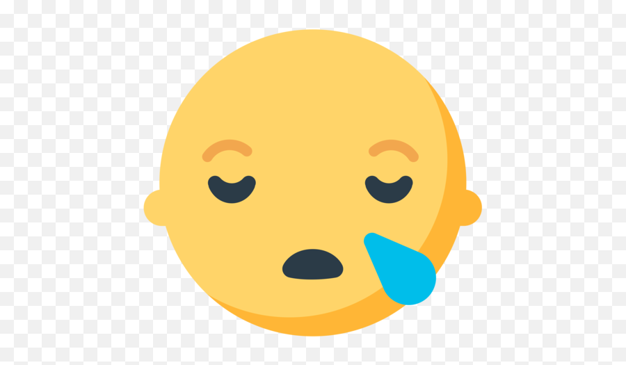 Sleepy Face Emoji - Caritas De Somnoliento,Sleepy Emoticon