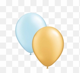 Mini Blue Gold Balloons Pack - Gold Blue Balloon Png Emoji,Blue Balloon Emoji