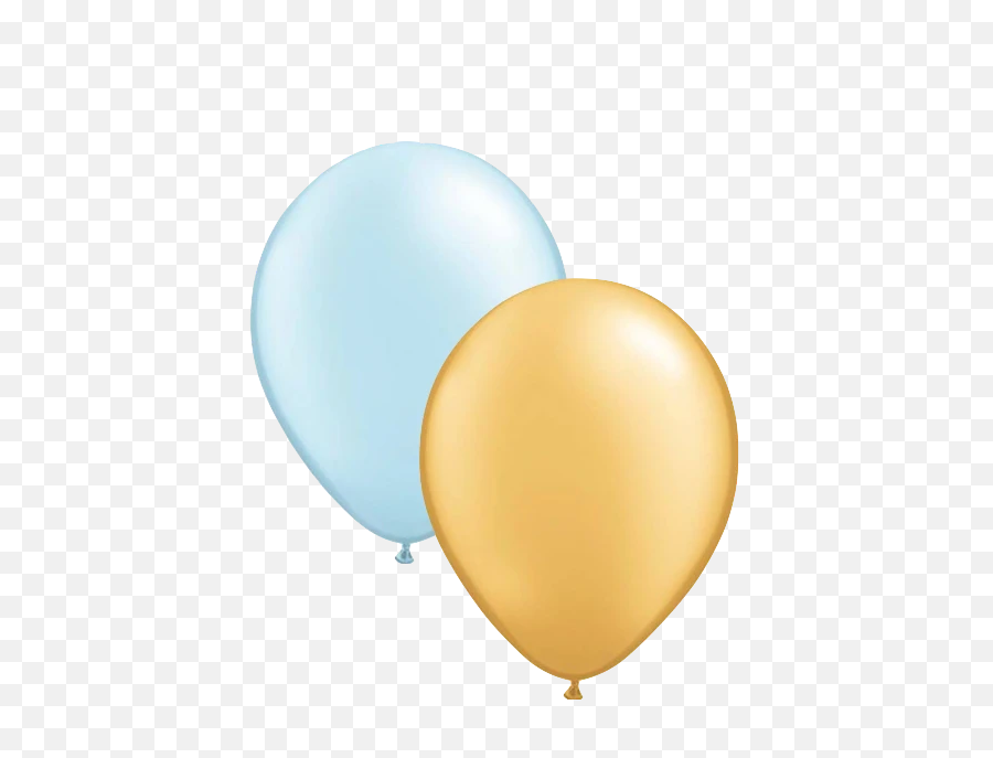 Mini Blue Gold Balloons Pack - Gold Blue Balloon Png Emoji,Blue Balloon Emoji